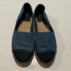 Tory Burch Denim Espadrille - Size 8